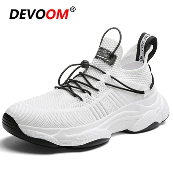 

2019 Outdoor Running Shoes For Men Breathable Mesh Sports Shoes Men Fyknit Basket Homme Sneakers Men Athletic zapatillas hombre