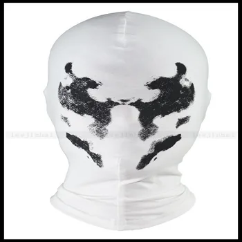 

Hot !!!Good Quality Rorschach Watchman Masks Balaclava Hats Easter Halloween Cosplay Costume Party Headgear Comic Full Face Mask