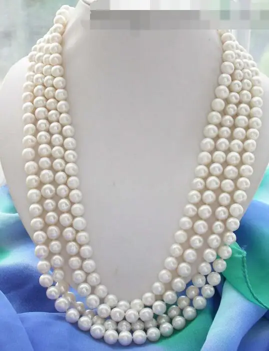 

song voge gem nanJ1441 WHITE round freshwater pearl necklace