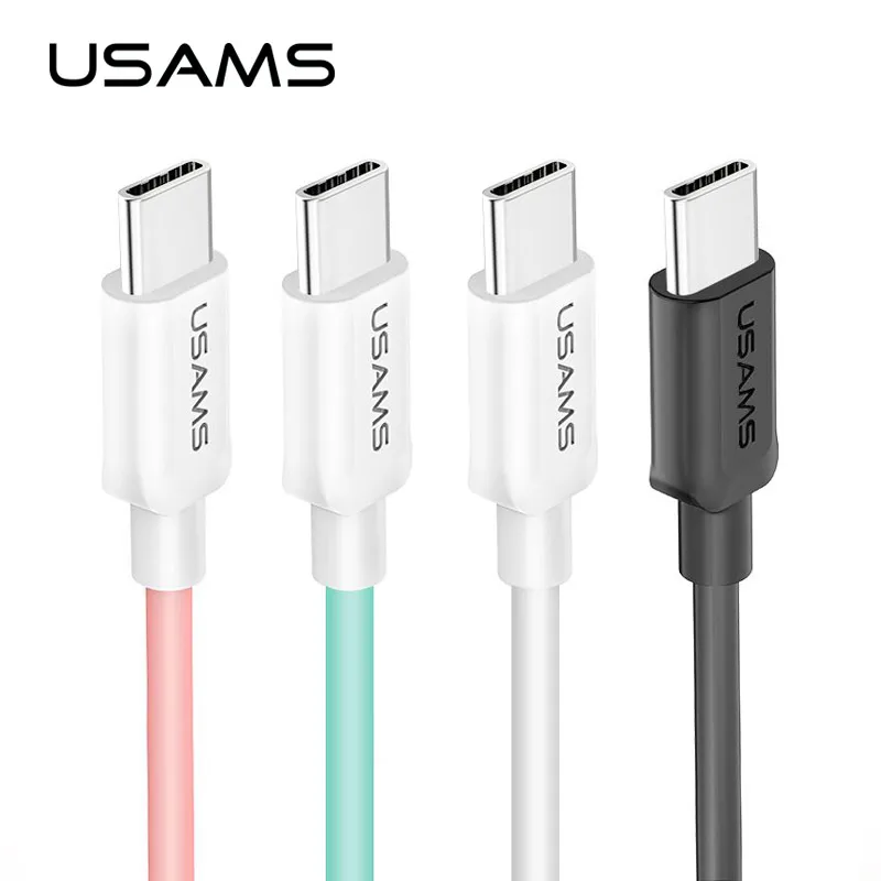 USB Type c кабель USAMS для Xiaomi 6 зарядный мобильный телефон Samsung s9 s8 Oneplus быстрой