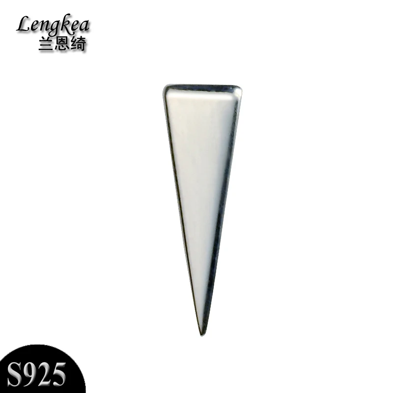 

Free shipping,male/female personality 925 silver stud earring,brief sharp,girls/boys small ears accessories,nightclub jewelry