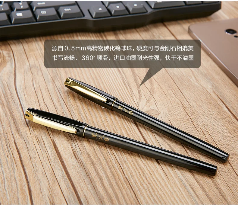Material de Escritório por Atacado Aihao Caneta Assinatura 47620 0.5mm 12 Pcs Gel 3 Material escolar e de escritório