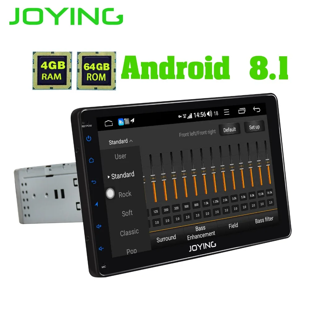 Flash Deal 9" Android Car Radio Stereo 4GB +64GB Octa Core Head Unit Multimedia Player Built-in 4G Modem DSP Wireless Carplay Android Auto 2