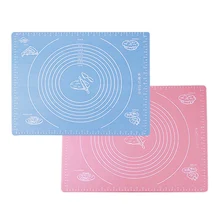 Большой силиконовый коврик для выпечки раскатки теста, коврик для выпечки желе, антипригарные Инструменты для выпечки