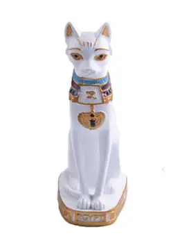 

New Egyptian cat god resin set pieces professional customized travel souvenirs gifts creative home sculpture