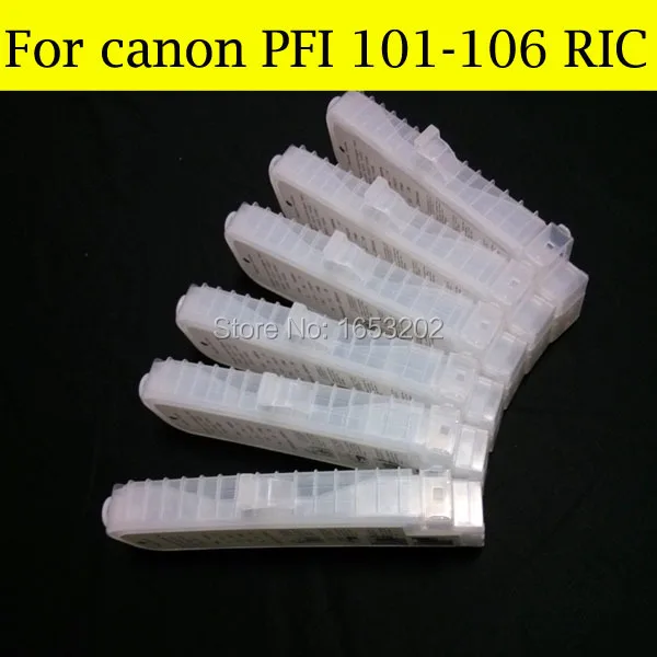 12 Pieces/Lot With Chip Refill Ink Cartridge For Canon PFI-101 For Canon iPF5000 iPF6000 Printer