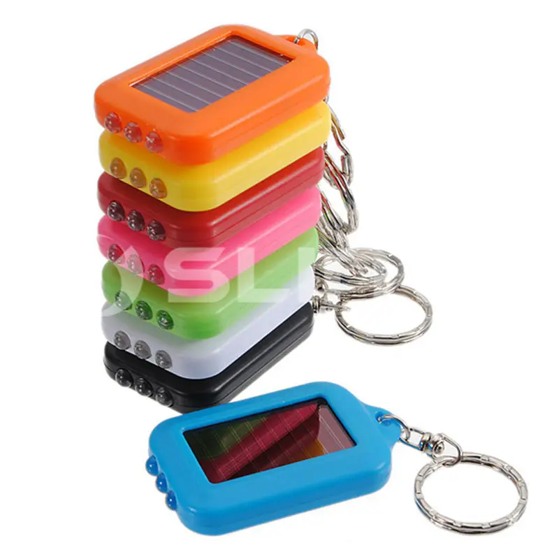 High-Quality-Mini-Portable-Solar-Power-Rechargeable-3-LED-Flashlight-Keychain-Light-Torch-Ring-Holder-Nine
