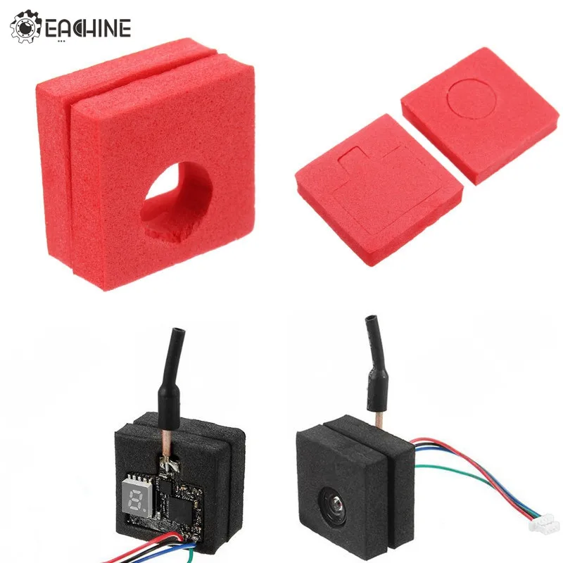 

3Pcs Foam Protective Case Cover Mount Bracket Housing for Eachine TX01 TX02 TX03 TX04 TX05 FPV Camera Spare Parts Accessories