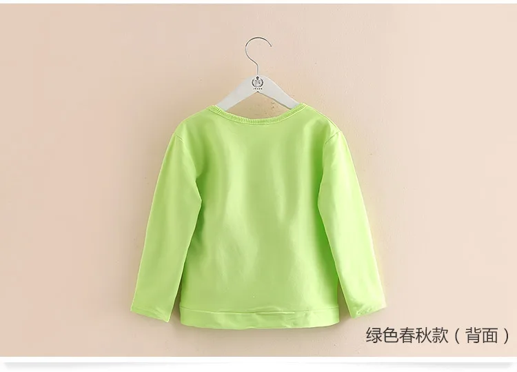 2018 Spring Autumn Female 2-10 Years Old Children'S Birthday Gift Long Sleeve Cartoon Elephant Baby Kids Sweatshirt For Girls (15)