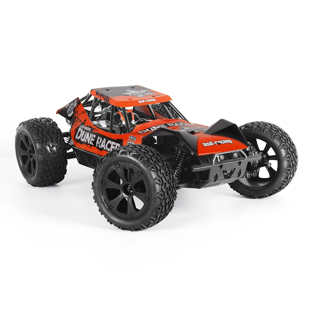 BS218R 1/10 4WD Водонепроницаемый RC бесщеточный автомобильный двигатель высокая скорость 58 км/ч 2,4 г гусеничный для детей подарок - Цвет: Red