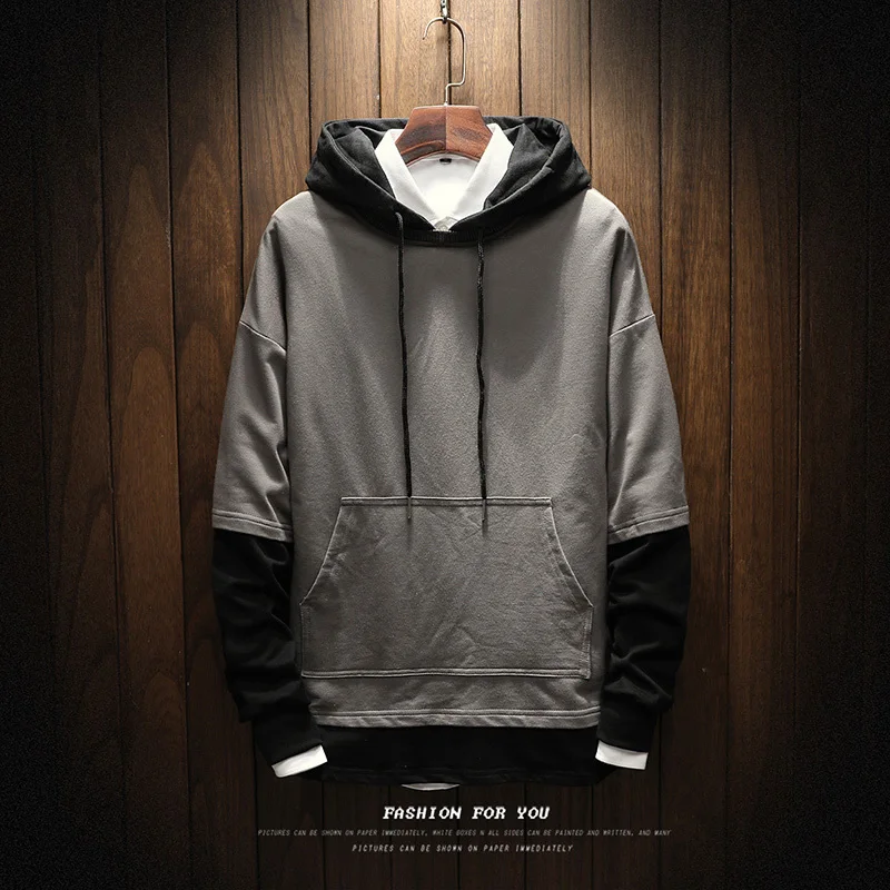 Spring New Hoodies Men Fashion Fresh Campus Style Solid Color Loose Wild Hooded Pullover Man Streetwear Sweatshirt Male Clothes Spring New Hoodies Men Fashion Fresh Campus Style Solid Color Loose Wild Hooded Pullover Man Streetwear Sweatshirt Male Clothes