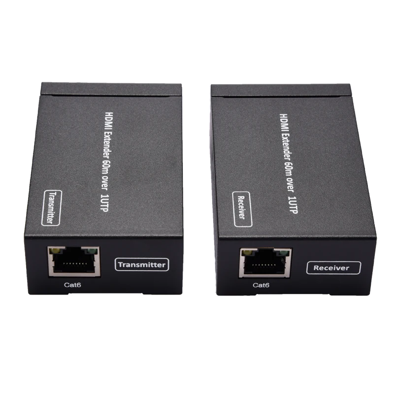 Горячие TTKK Hdmi Extender, Hdmi к Rj45 60 метров Hdmi Extender (Eu)