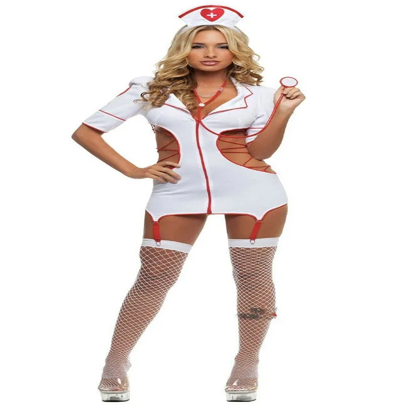 

Sexy Lingerie Suit Student Game Uniform cospaly Costume Free Size Not Include Socks Set in Europe And America Sexy Underwear Nur