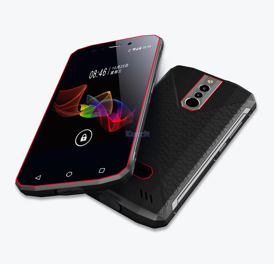 Kcosit S971 IP68 прочный водонепроницаемый телефон Android 7,0 смартфон четыре камеры MTK6737 четырехъядерный 5," 2 Гб ram тонкий 4G LTE gps