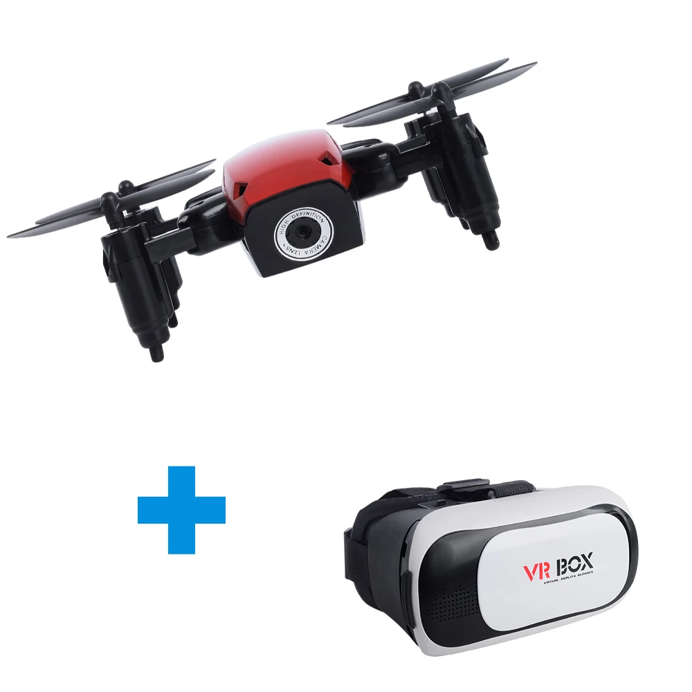VR очки S9HW Радиоуправляемый мини Дрон складной карманный с камерой FPV WiFi RC