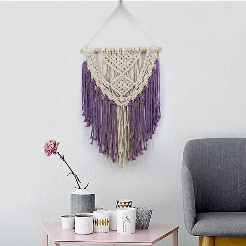 

Cute Wall Mandala Tapestry boho home decor woven wall hanging Decoration Macrame wall hanging Tapestry Wall Decoration