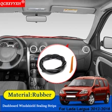 QCBXYYXH автомобиль-Стайлинг резиновые анти-звуконепроницаемые не пропускающие шума пылезащитные панели автомобиля Лобовое стекло уплотнительные полосы для Lada Largus 2012