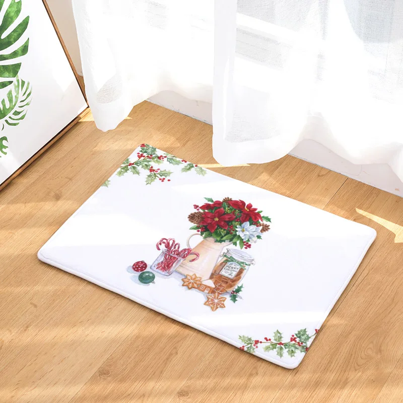 Monily Cute Rabbit Waterproof Door Mat Plant Print Floor Mat Stair Carpet Rugs Floor Cloth for Home Deocrative Monily Cute Rabbit Waterproof Door Mat Plant Print Floor Mat Stair Carpet Rugs Floor Cloth for Home Deocrative