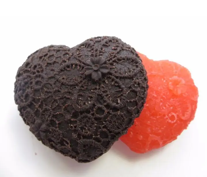 

HC0014 Flower Lace Heart shape Soap Mold Silicone molds candle molds chocolate mould silicone fondant mold Candy clay moulds