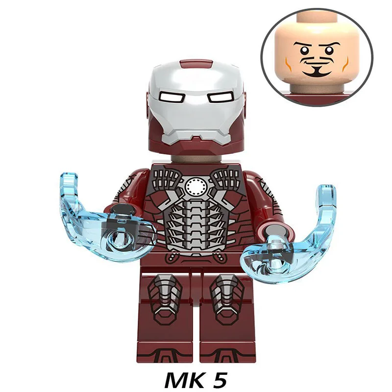 For Legoings Iron man MK series figureS super hero Iron Man dance girl tony legoingS Model Building kits Blocks child gift toy For Legoings Iron man MK series figureS super hero Iron Man dance girl tony legoingS Model Building kits Blocks child gift toy