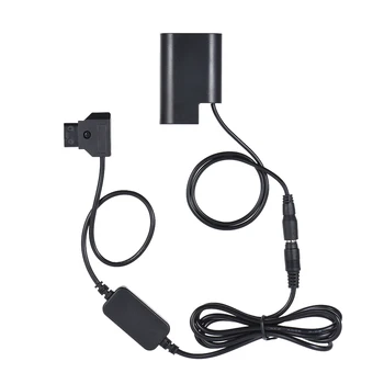 

Andoer D-Tap to DMW-DCC12 DC Coupler Cable Dummy Battery Adapter for Panasonic DMC-GH5/GH4/GH3 Camera Accessory