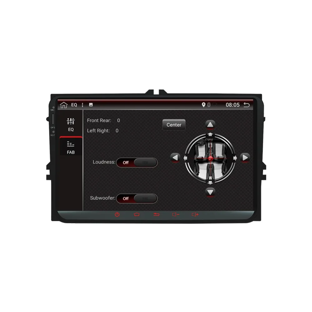 Flash Deal Android 7.1 car radio gps navigation Wifi+Bluetooth+Radio autoradio 2 din for Volkswagen GOLF 4 5 6 POLO PASSAT TIGUAN 2