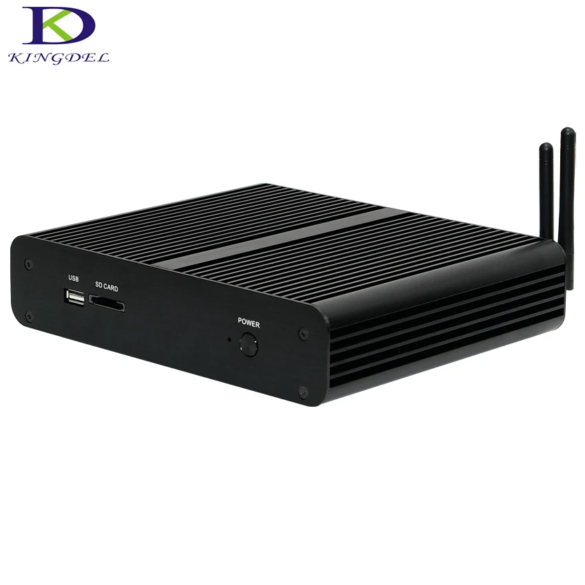 US $978.00 2017 7th Gen Intel Core i7 7500u HTPC small Computer HDMI DP SD Reader Fanless i7 mini PC Windows 10 16G RAM 1T SSD TV Box NC360