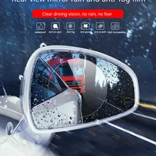 Высокое качество 2 шт. зеркало заднего вида автомобиля водонепроницаемый и анти туман защита окна Прозрачная для автомобиля зеркальная защитная пленка