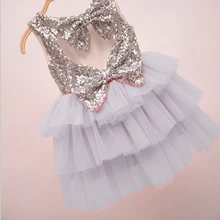 Новинка года; Лидер продаж; пышные платья-пачки с двойным бантом сзади для маленьких детей праздничная одежда принцессы для девочек 5 шт./партия