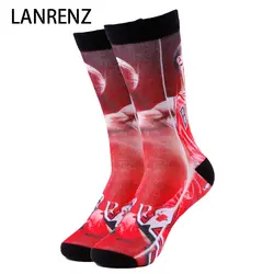 2019 All-Star серия печать 3 мужские и женские модные забавные носки 3d печатные носки 200 Вязание масляная живопись Компрессионные носки