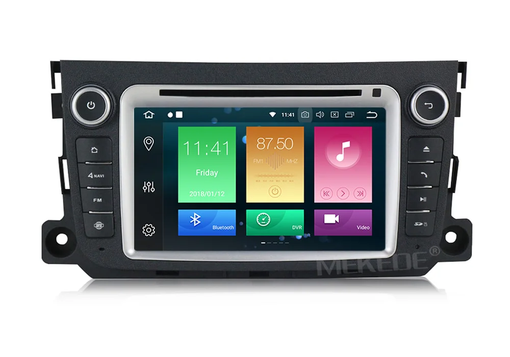 Best PX5 Android 8.0 Car Multimedia DVD GPS player for Benz Smart Fortwo 2011 2012  with 4G RAM 32G ROM WIFI BT radio  free shipping 25