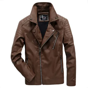 

Free shipping men winter coat pu men leather jackets jackets and coats plus big size1782