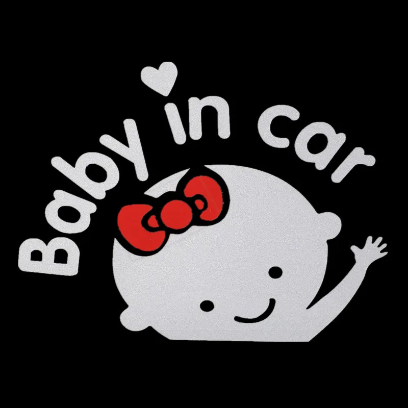 

Car-Styling Cute Girl Baby on Board "Baby in car" Window Car Sticker Art Vinyl Decals for Car Mural Stickers On Cars Accessories