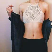 Вязаный крючком бикини, топ, грудь, обхват груди, хаки, сексуальный купальник, Женский раздельный купальник, ручная работа, вязаный, Traje, Прямая поставка