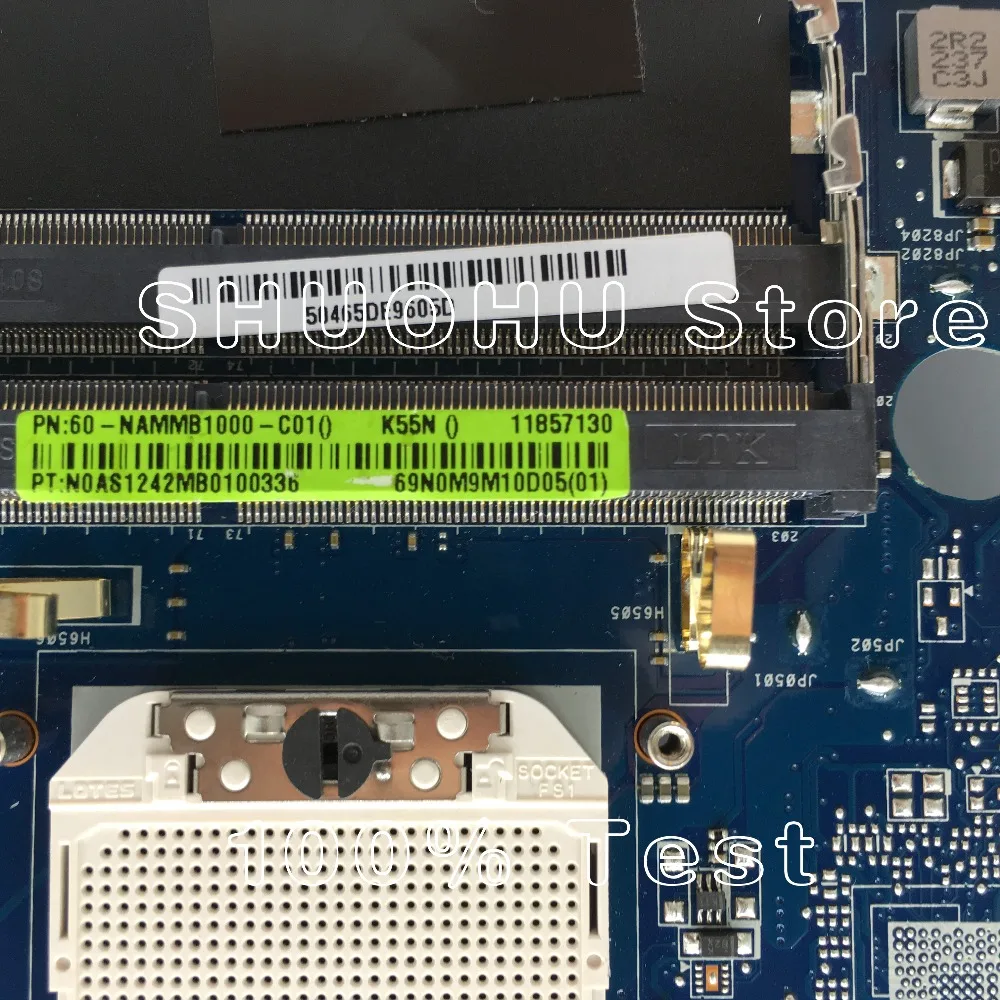 Материнская плата KEFU для ноутбука ASUS K55DE K55DR K55N K55D REV: 2 0 протестированная на 100%
