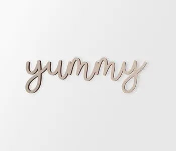 

Kitchen/ Bakery Cutout "Yummy" - Cutout, Home Decor