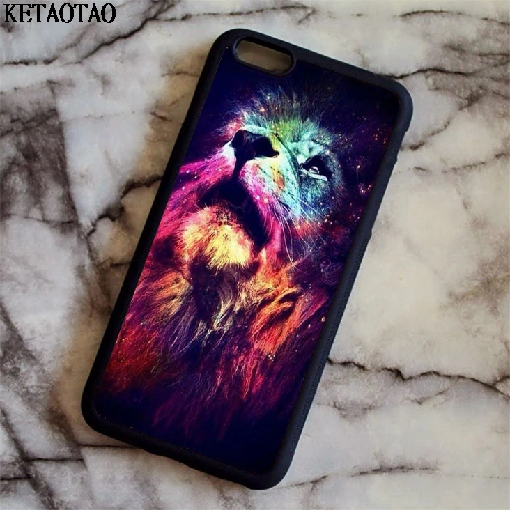 KETAOTAO потрясающий чехол для телефона с изображением животных гепарда iPhone 4S 5C 5S 6 s 7