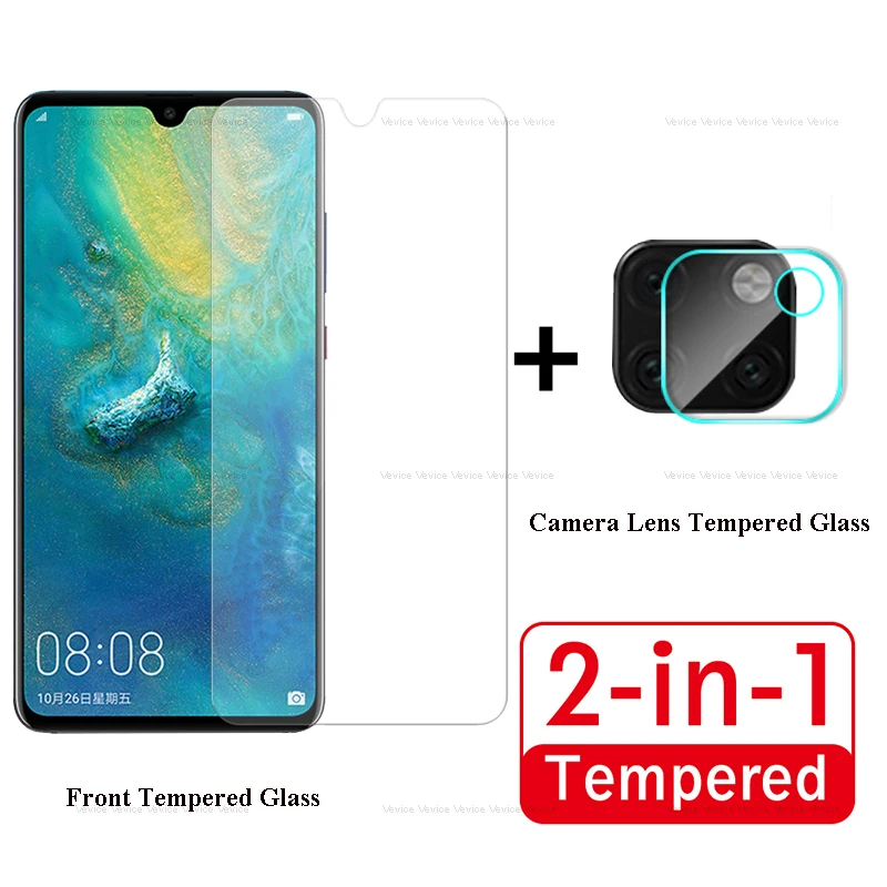 

2 in 1 Protective Glass For Huawei Mate 20 Lite Camera Lens Screen Protector Film and Tempered Glass For Huawei Mate 20X Mate20