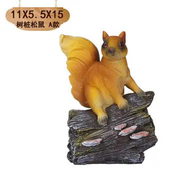 

Squirrel home creative living room wall crafts decoration lovely cartoon pendant lovely small ornaments room statue