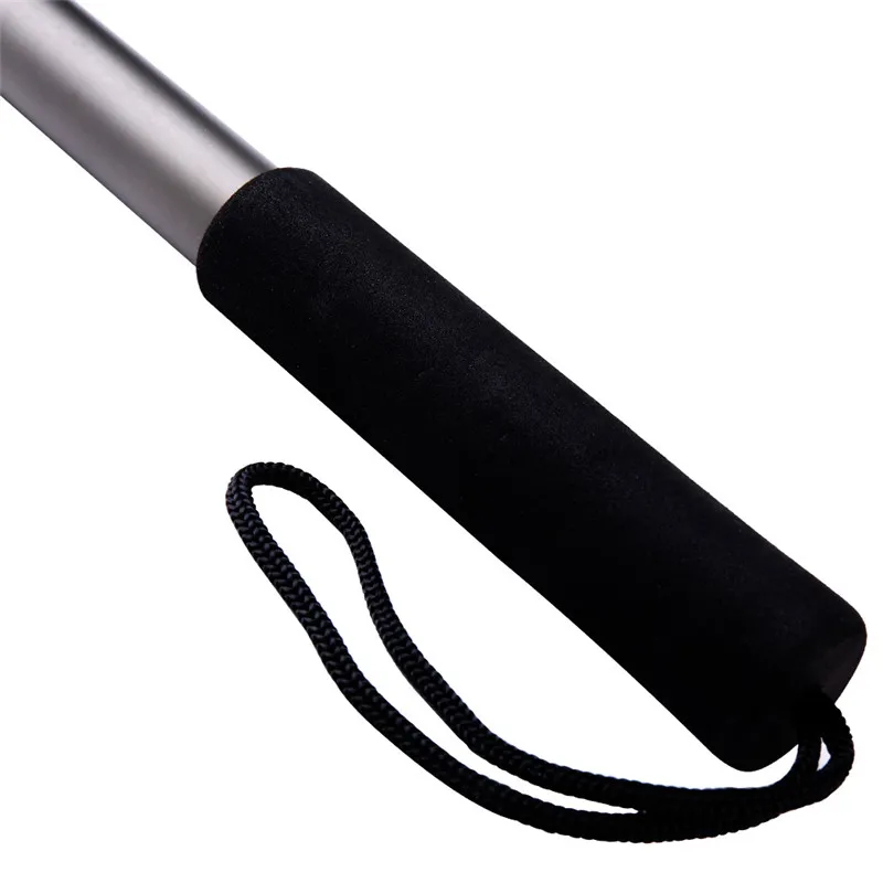 Portable Folding Fly Fishing Brail Landing Net Aluminium Alloy Frame Soft Rubber Scoop Net Fly Fishing Tools 40cmx27cmx65 (4)