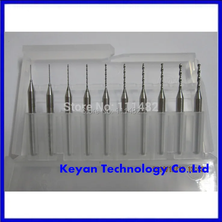 10pcs 0.8mm PCB Print Circuit Board Drill Bits CNC Drill Bits