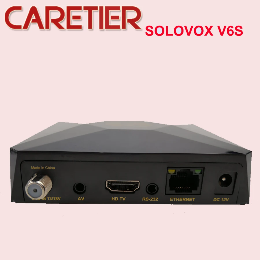 Подлинная SOLOVOX V6S 2 шт Мини V6S спутниковый ресивер Поддержка 2 USB веб-ТВ Карта обмен CCAM/NEWCAM Youporn