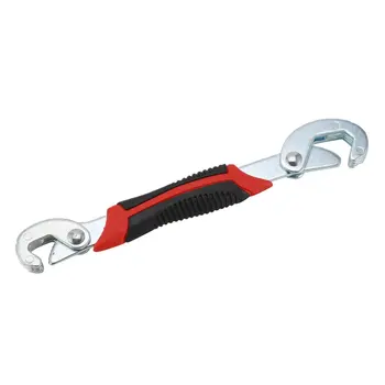 

Two Heads Multi-Function Universal Wrench Adjustable Grip Wrench 9-22mm Ratchet Wrench Spanner Hand Tools for Pipes