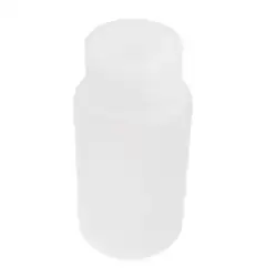 250 мл 8 унц. белый Пластик цилиндрической формы Химический реагент бутылка