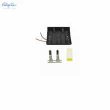 50Pcs 5xAA Battery Case Holder Socket Wire Junction Boxes With 15cm Wires, KF2510 Header and Crimps