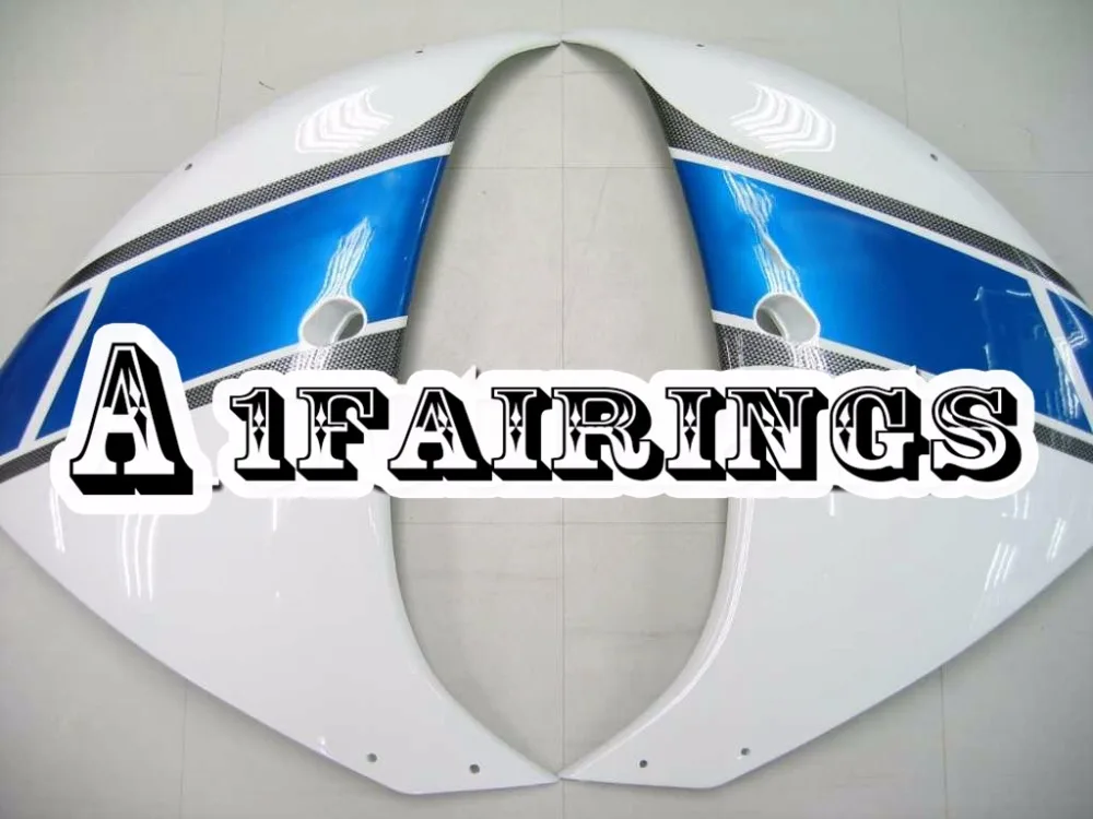 Сине-белые Полный обтекатели для Yamaha R1 YZF1000 2009 2010 2011 АБС-пластик кузовные Обтекатели фитинги тела комплект корпуса