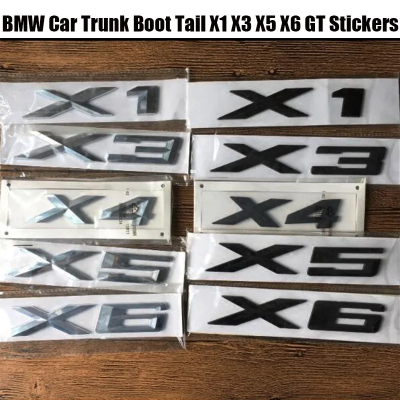 1 مجموعة سيارة التصميم ABS السيارات الجذع الخلفية ملصق شعار شارة ل BMW X1 X3 X5 X6 GT ملصق الخطابات بطاقة شعار اكسسوارات السيارات 1 مجموعة سيارة التصميم ABS السيارات الجذع الخلفية ملصق شعار شارة ل BMW X1 X3 X5 X6 GT ملصق الخطابات بطاقة شعار اكسسوارات السيارات