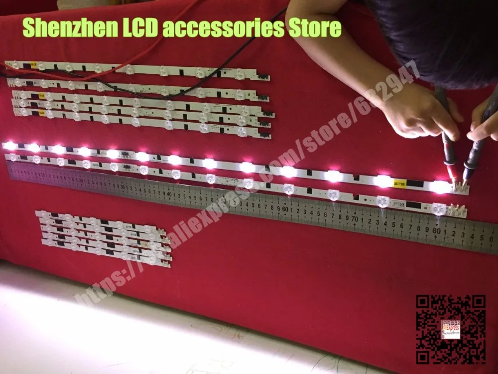 

8 Pieces(4R+4L) 40-inch FOR samsung UA40F5000HJ lamp bar 2013SVS40F L 8 R 5 REV1.9 130212