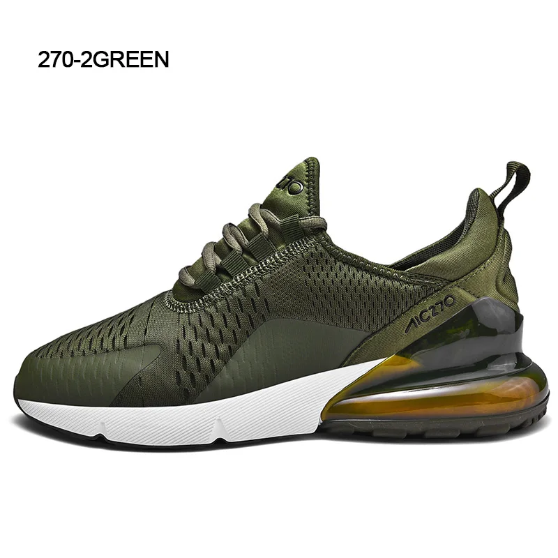 270-2Green Фирменный дизайн,, новые мужские кроссовки, модные, дышащие, на воздушной подушке, мужская повседневная обувь, Wo, мужские кроссовки, Zapatos De Hombre - Цвет: 270-2Green