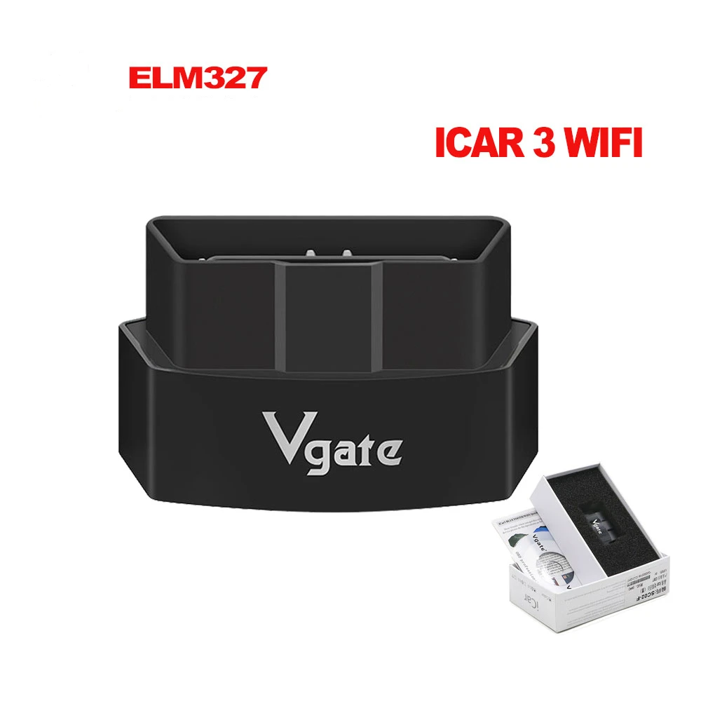 

Vgate iCar3 Wifi OBDII Auto Code Reader ELM327 Vgate Pro iCar 2 OBD2 Diagnostic Tool Support 12V Diesel Car For Android /IOS